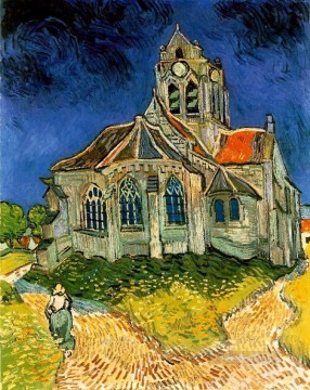 Vincent Van Gogh Painting - The Church at Auvers Vincent van Gogh